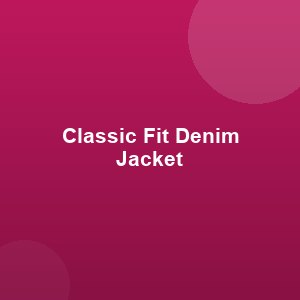 Classic Fit Denim Jacket