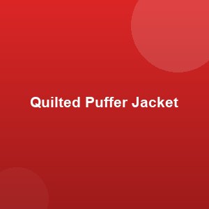 Quilted Puffer Jacket